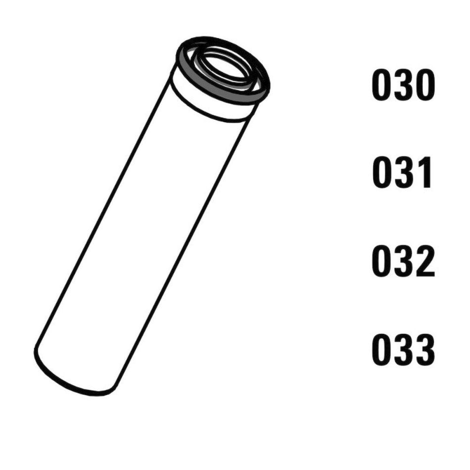 8618/7_RX Abgasrohr DN 80/125, 1000 mm, D8 L100_thermoflux_1