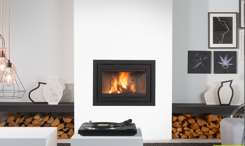 S68 Front Einbaukamin |Holzkamin 