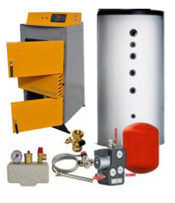 Santer Solar Holzvergaser Proburner 18 Komplettset 1x800L Hygiene