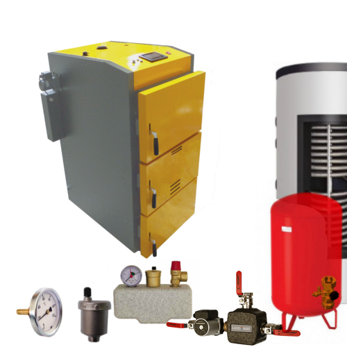 Santer Solar Holzvergaser Proburner 2.0 Komplettsystem 40 kW 1x2000L Hygiene