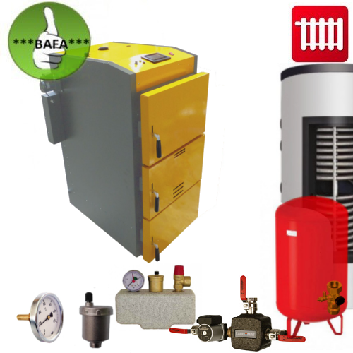 Santer Solar Holzvergaser Proburner 2.0 Komplettsystem 40 kW 1x2000L Hygiene