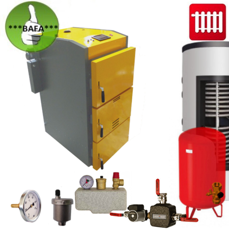 Santer Solar Holzvergaser Proburner 2.0 Komplettsystem 40 kW 1x2000L Hygiene