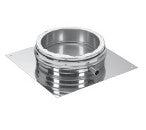 Schiedel Grundplatte für Bodenmontage| ICS | Ablauf seitlich |  Ø 100 mm