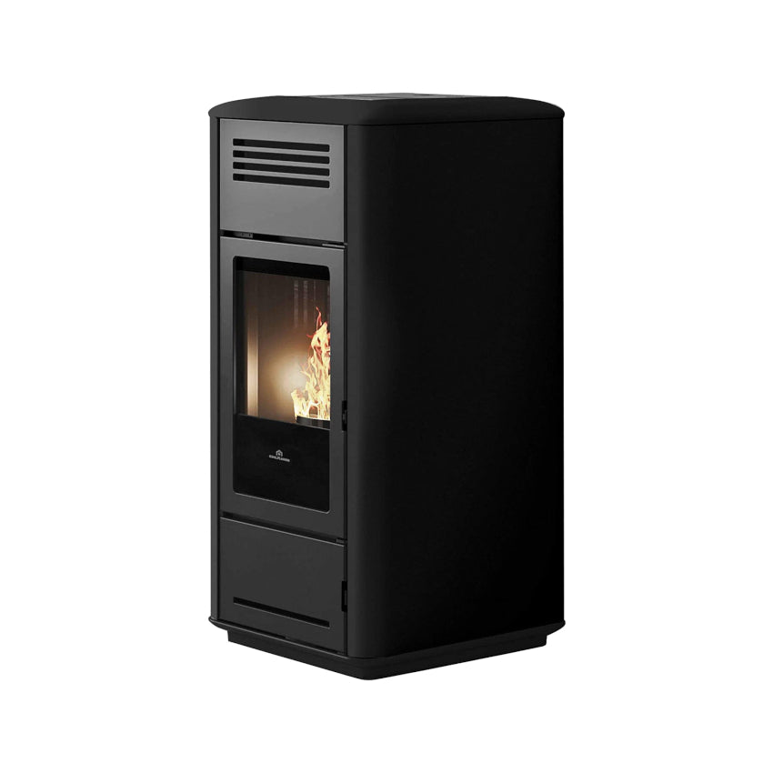 Edilkamin Pelletofen wasserführend Milla H 12 | schwarz