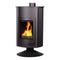 HS-Flamingo Warmluftofen | Masterflamme Grande II  | 17 kW | Schwarz