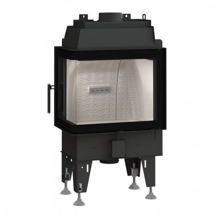 Warmluft Kamineinsatz BEF Feel 8 CL | schwenkbar | 8 kW | Eckscheibe links | Klimaworld.com 