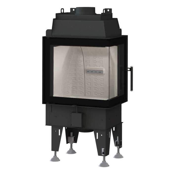 BeF Home Kamineinsatz Feel 6 CP mit 5 kW und Eckscheibe RECHTS | Klimaworld.com