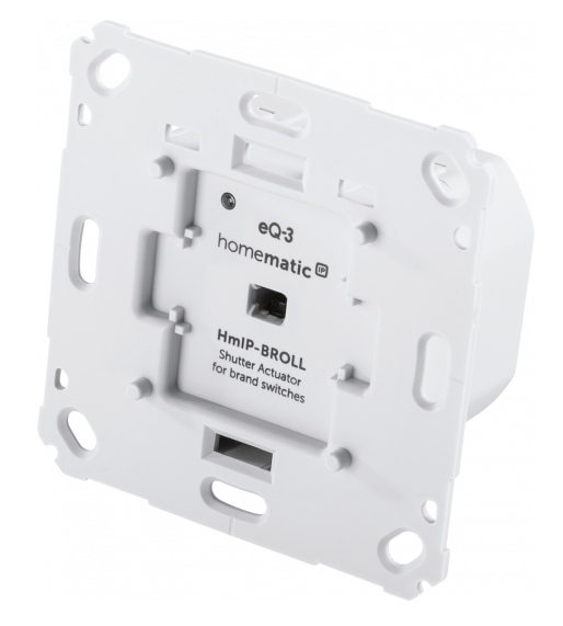 Homematic IP Rollladenaktor für Markenschalter (auch für Markisen geeignet) | eQ-3 | HmIP-BROLL