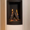 Wanders Gaskamin TALI XL | Stahlmantel in Weiß | Propan | 5 kW