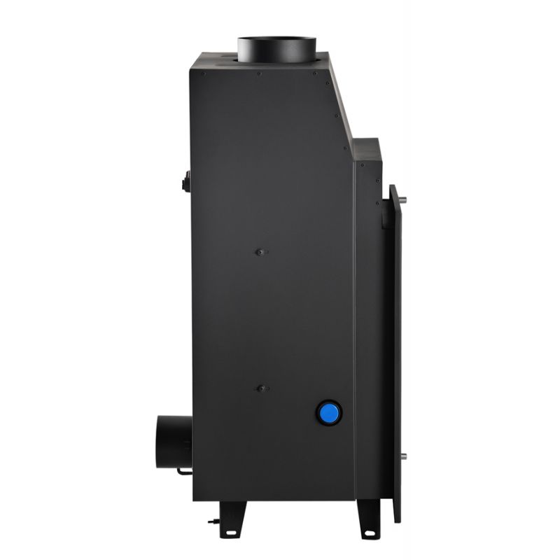 Kamin mit Wassertasche 12 kw Aquaflam Flat 
