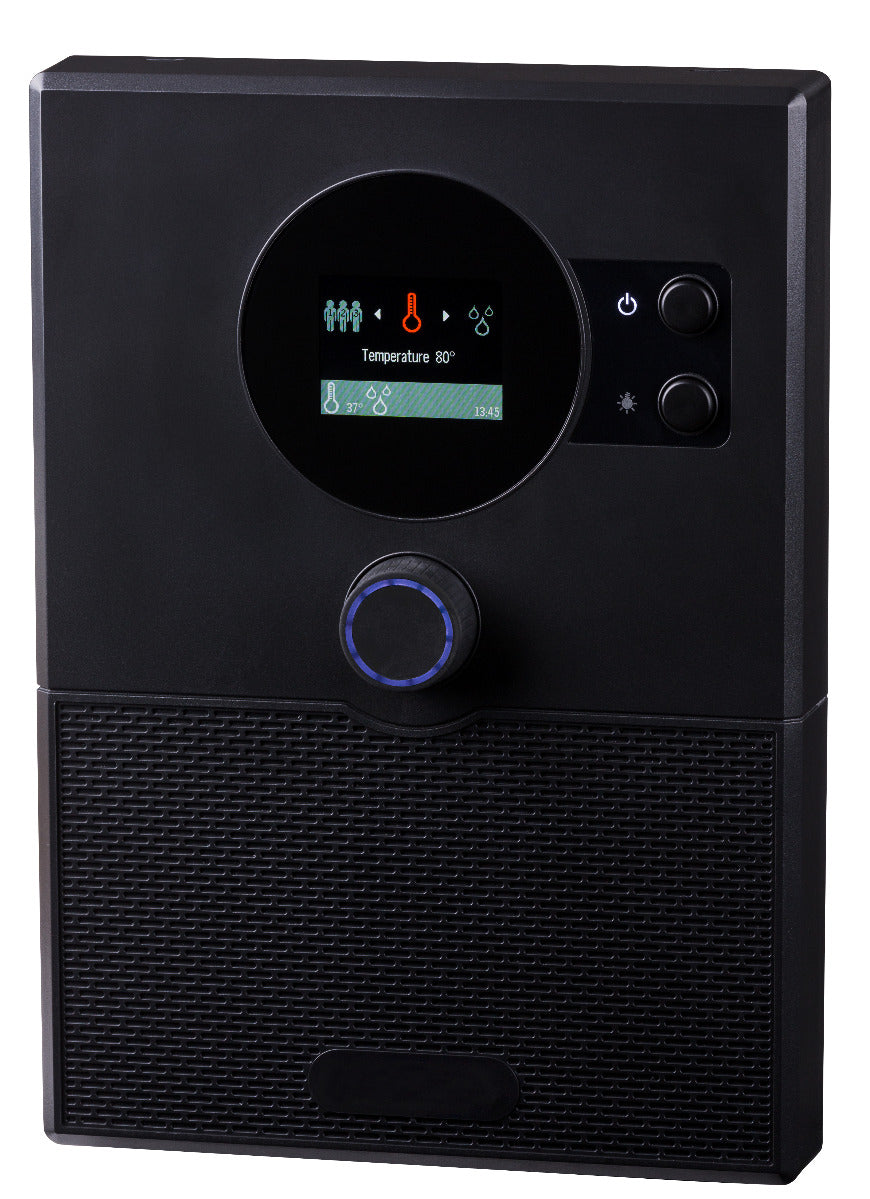 Sentiotec Saunasteuerung Home.com4 Schwarz | klimaworld.com