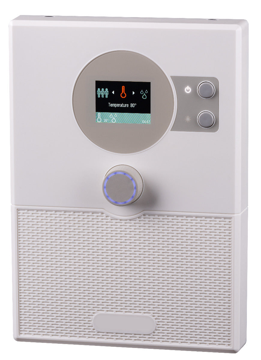 Sentiotec Saunasteuerung Home.com4 Weiß | klimaworld.com