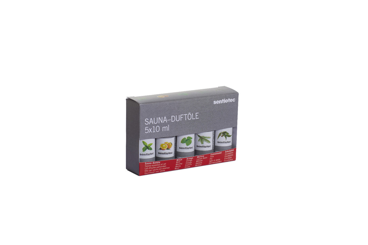 Sentiotec Saunadüfte 5er-Set