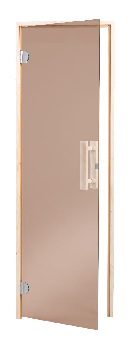 Sentiotec Saunatür Glas Bronze | klimaworld.com