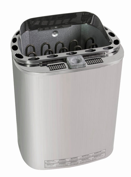 Sentiotec Sauna Set Kasi 220 View mit Saunaofen Scandia Next Combi und Steuerung Pro B3 | klimaworld.com