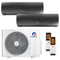 GREE | Multisplit-Klimaanlage FAIRY BLACK | 2,7 kW + 2,7 kW