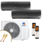 GREE | Klimaanlage FAIRY BLACK | 2,7 kW + 2,7 kW | Quick-Connect