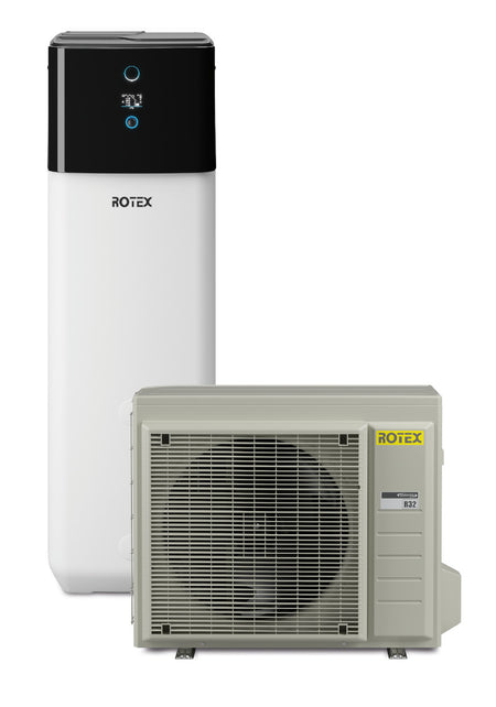 Rotex Luft-Wasser-Wärmepumpen Set | HPSU compact Ultra + 300 l | 8 kW