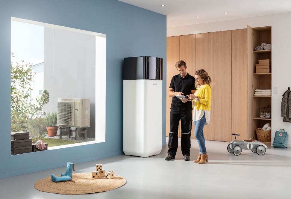 Rotex Luft-Wasser-Wärmepumpen Set | HPSU compact Ultra + 300 l | 6 kW