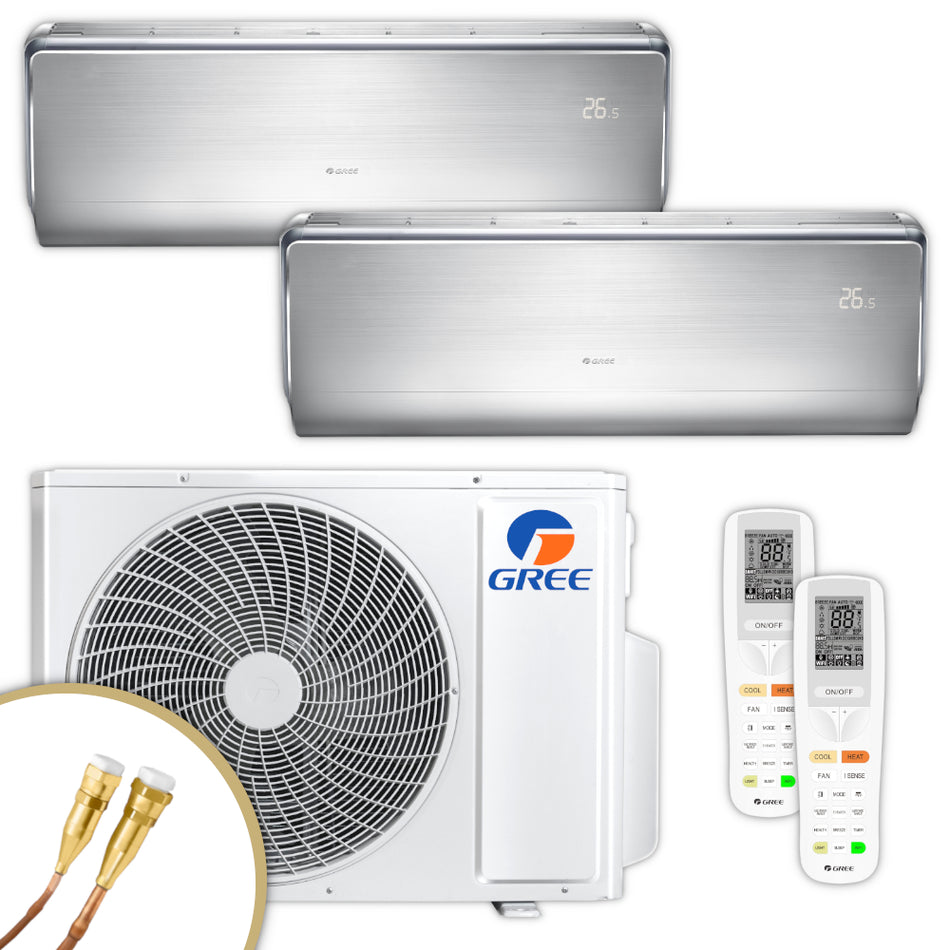 GREE | Klimaanlage U-CROWN | 2,7 kW + 3,5 kW | Quick-Connect