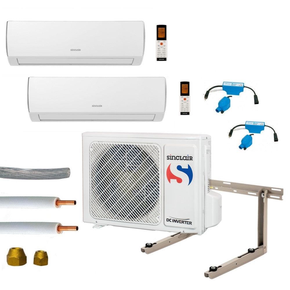 Klimaanlage Komplettset Multisplit Sinclair Wandgeräte 2x2,1kW