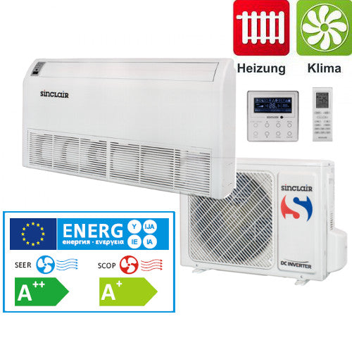 Sinclair Wand / Bodentruhen Klimagerät UNI DC-Inverter Baureihe 7 kW