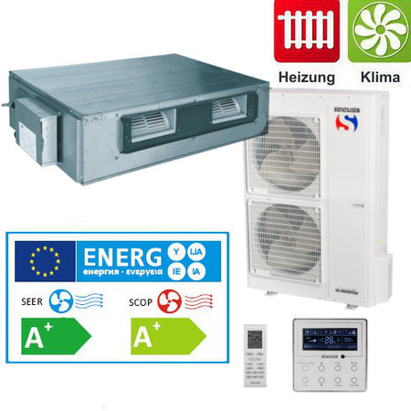 Split - Kanalklimagerät Sinclair UNI DC-Inverter 11,5 kW 3Phasig