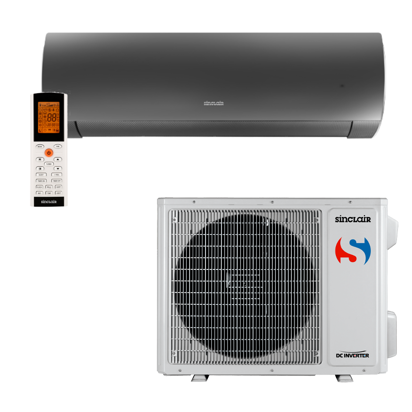 Sinclair Monosplit Klimaanlage in anthrazit SIH-18BITB+SOH-18BIT | klimaworld.com
