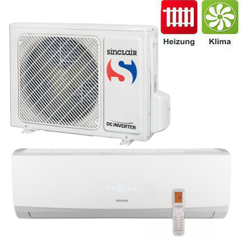 Klimaanlage Sinclair Monosplit Inverter System Zoom ASH-09AIZ 2,6kW