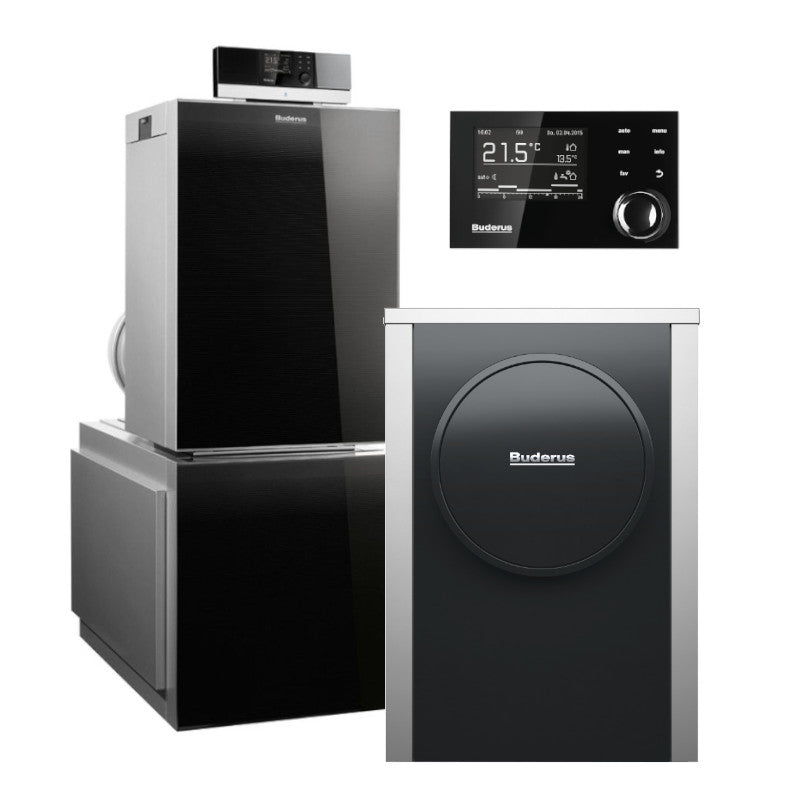 BUDERUS | Hybridsystem | Gas-Brennwertkessel + Wärmepumpe | Logasys SL213.6