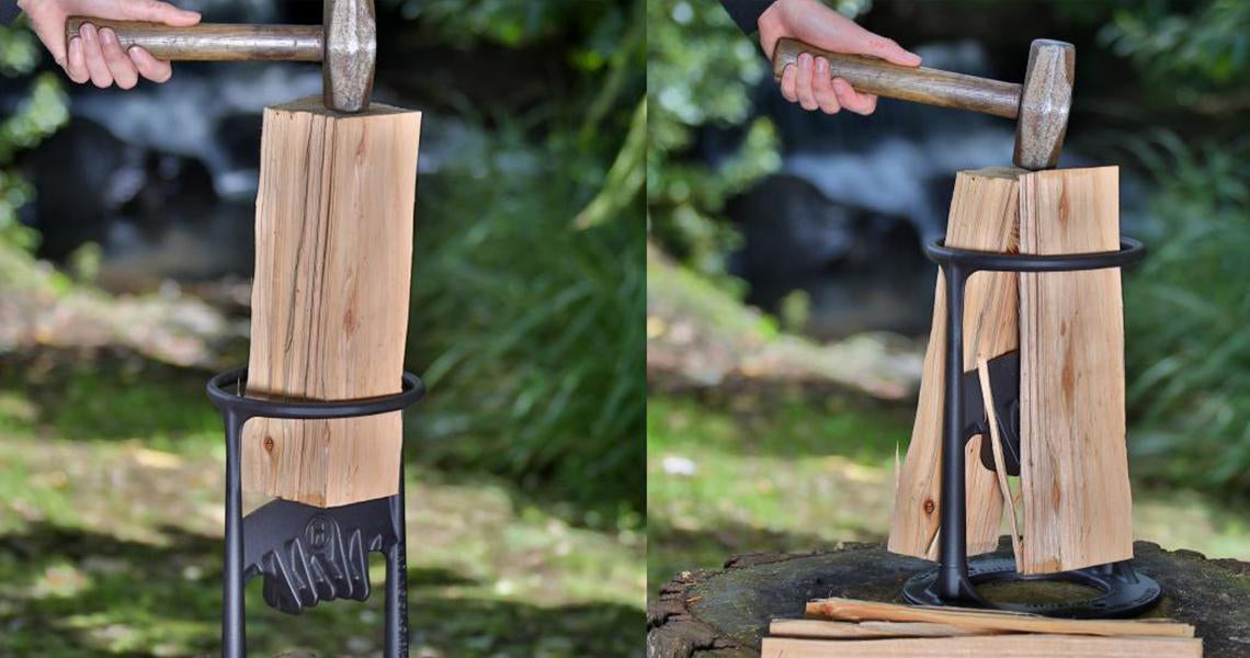 Kindling Cracker Standard Handholzspalter Arbeit mit Holz