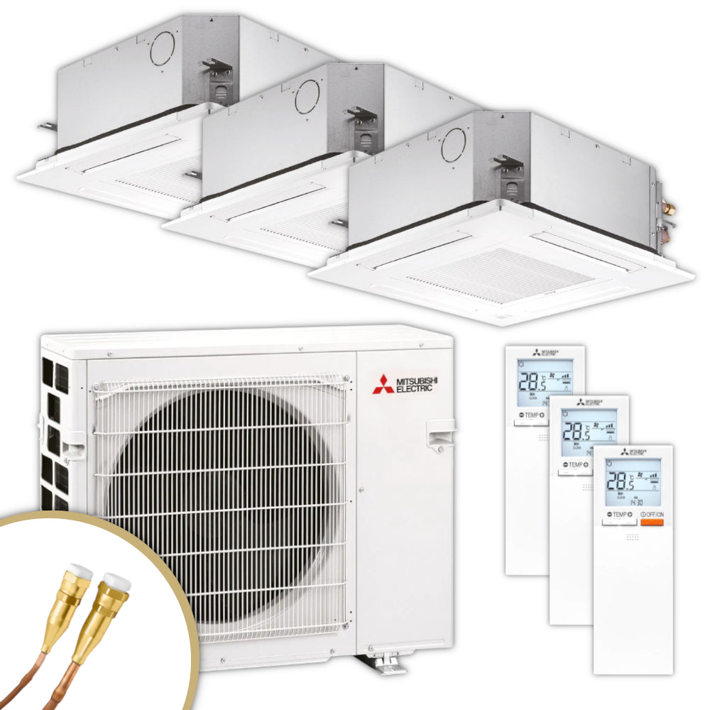MITSUBISHI | Klima-Set MXZ/SLZ-M | 2× 2,5 kW + 4,6 kW | Quick-Connect