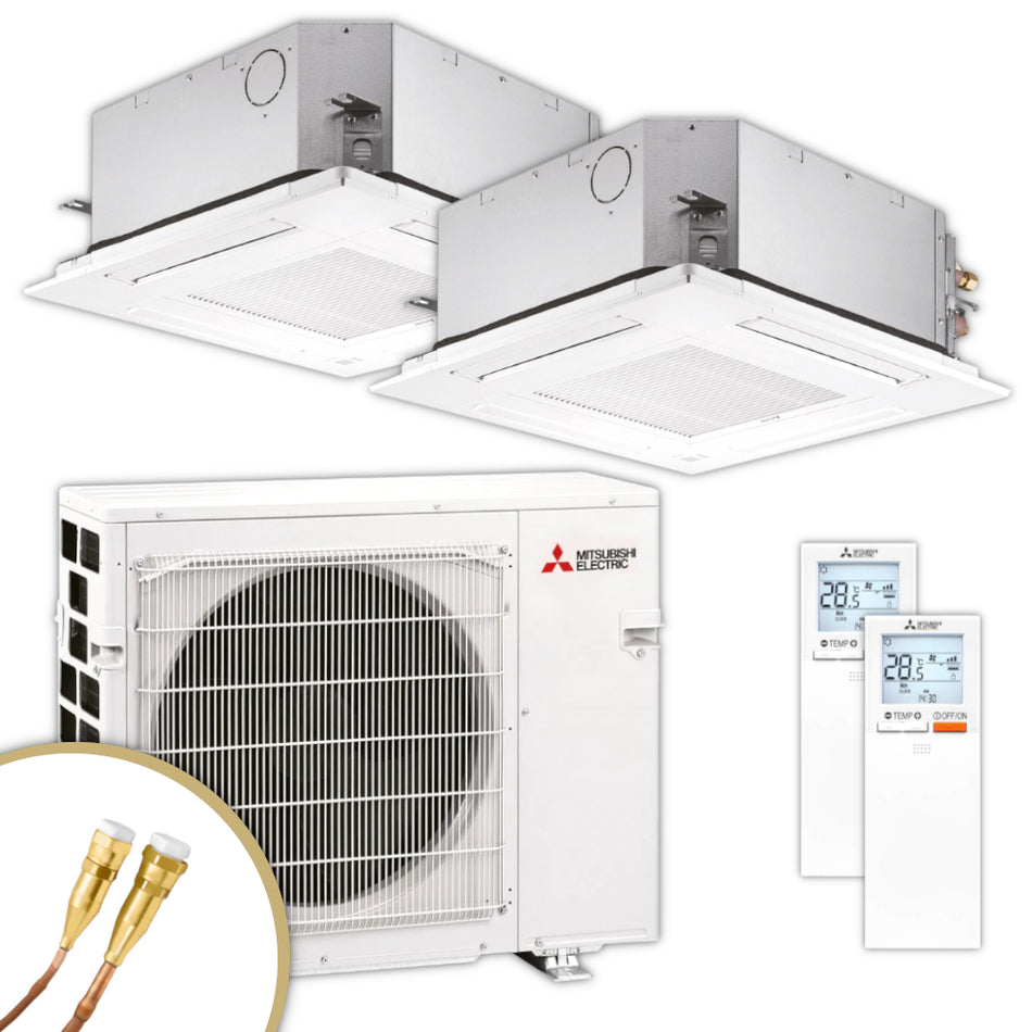 MITSUBISHI | Klima-Set MXZ/SLZ-M | 1,5 kW + 4,6 kW | Quick-Connect