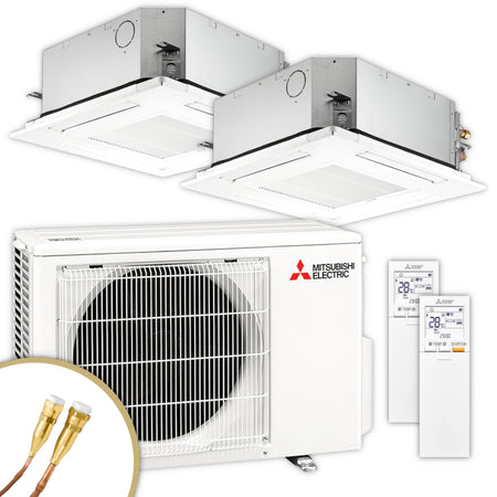 Mitsubishi Multisplit Klimaanlage Set | SLZ-M | 2,5 kW + 2,5 kW | Klimaworld.com