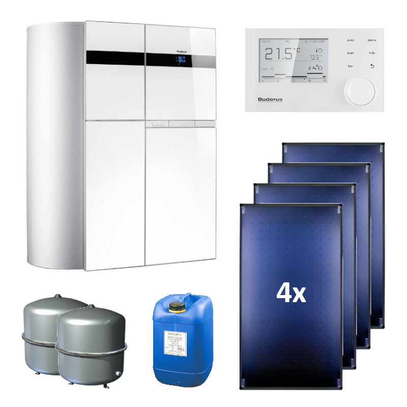 BUDERUS | Gas-Brennwertgerät + Solar | Logasys SL136.1