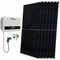 Balkonkraftwerk 2400 W | Photovoltaikanlage | Flachdachaufständerung