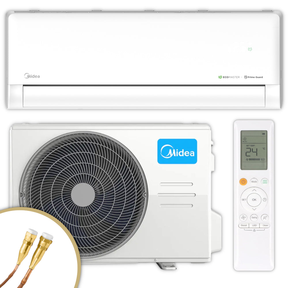 MIDEA Split Klimaanlage Komplett Set Quick-Connect SOLSTICE | Klimaworld.com
