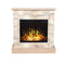 Aflamo LED Standkamin | Vigo Stone Desert/sonoma | Wandaufstellung