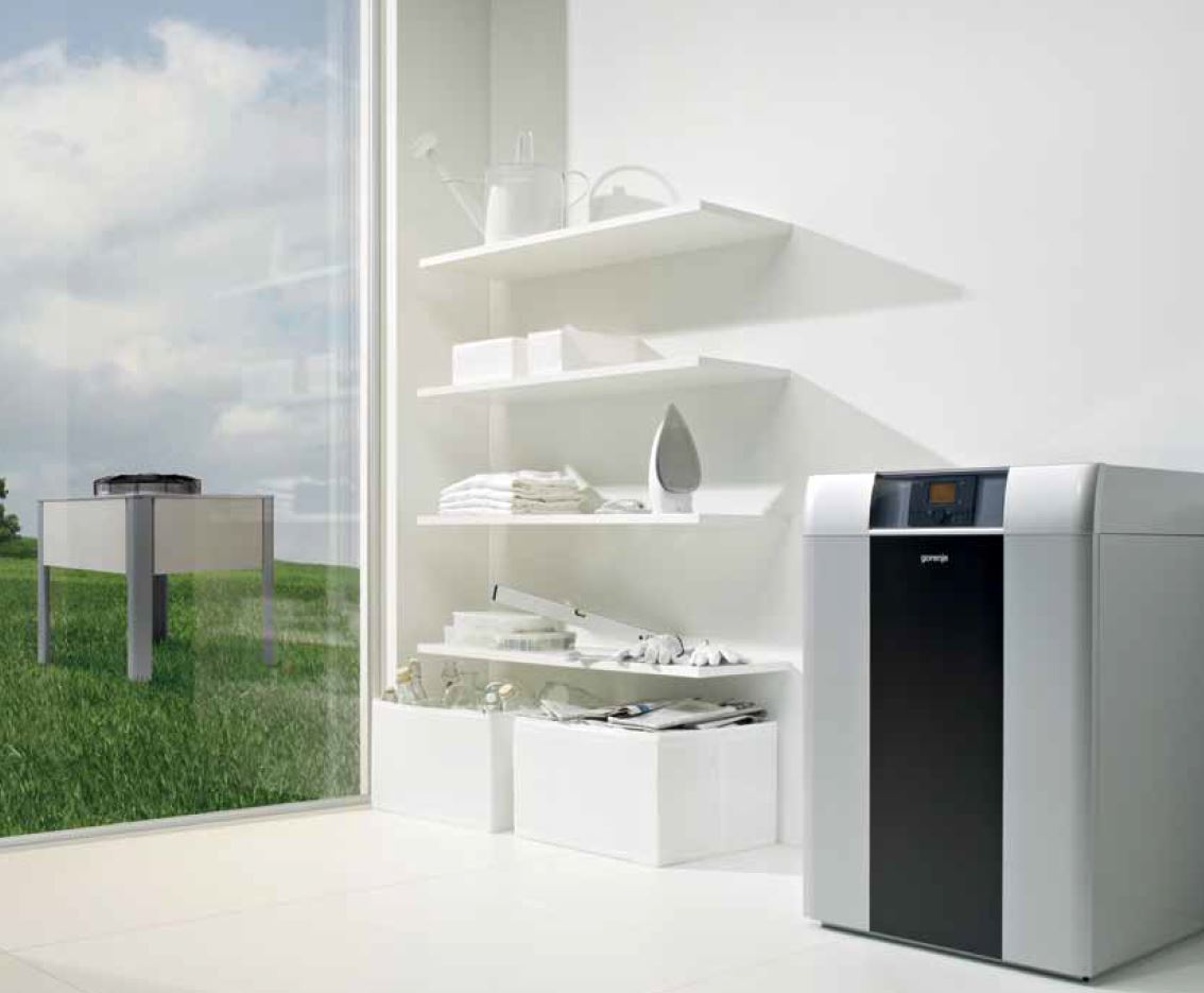 Splitwärmepumpe Luft-Wasser Wärmepumpe Gorenje Aerogor HP 9 AW 6 kW