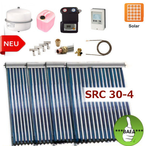 Solarpaket Thermoflux SRC 30 mit Vakuumröhrenkollektoren