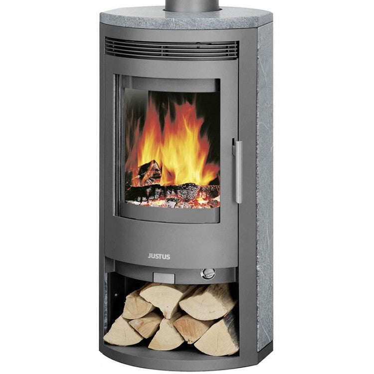 Justus Baltrum D Dauerbrandofen | Speckstein | Korpus Gussgrau