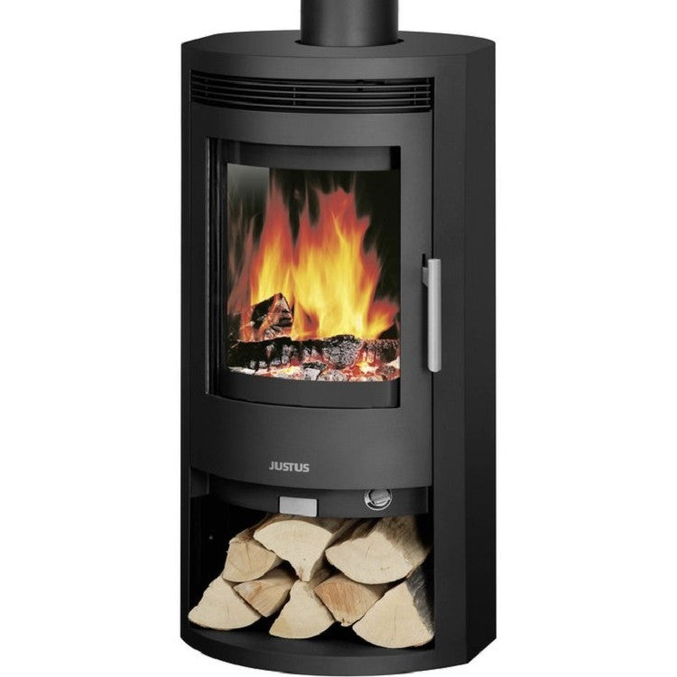 Justus Baltrum D Dauerbrandofen | Stahl schwarz