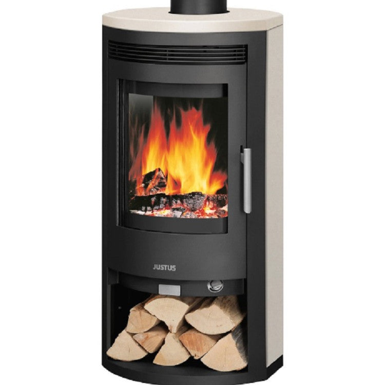 Justus | Baltrum D | Kalkstein Cream | Stahl Schwarz | Klimaworld