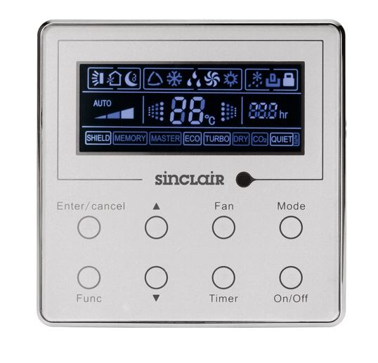 Sinclair Truhen Klimagerät DC-Inverter Klimaanlage UNI Baureihe 14kW