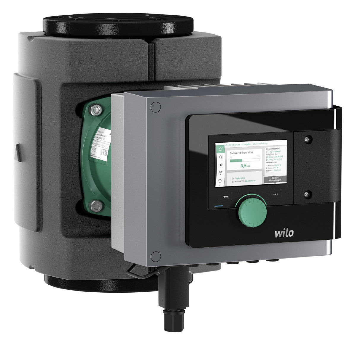 Wilo Nassläufer-Premium-Smart-Pumpe Stratos MAXO, Front | klimaworld.com