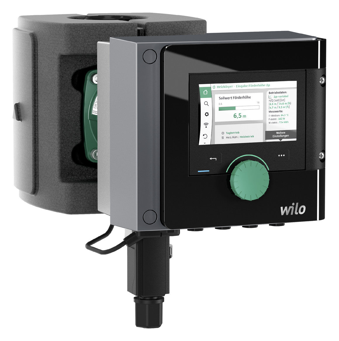 Wilo Nassläufer-Premium-Smart-Pumpe Stratos MAXO 25/0,5-10 PN16, Front | klimaworld.com