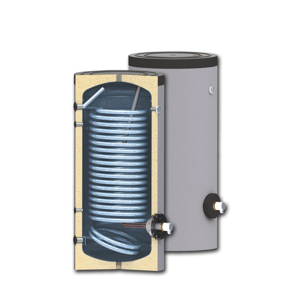 ThermoFlux Wärmepumpenspeicher SWPN 400 | mit einem Wärmetauscher | www.klimaworld.com