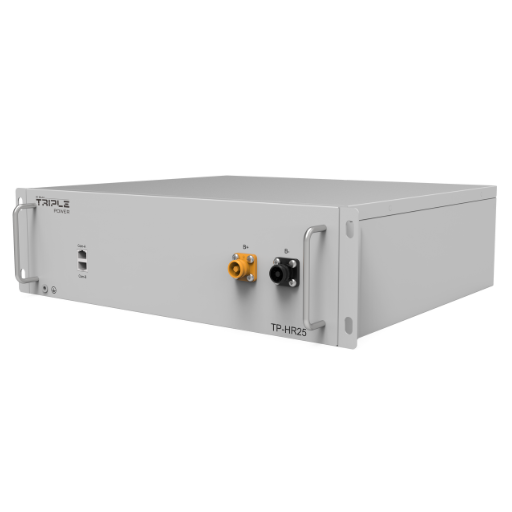 Graues SolaX Rack-Batteriemodul T-BAT-SYS-HV-R3.6 in der Seitenansicht | klimaworld.com