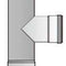 Pellet T-Stück F/F Durchmesser 100mm