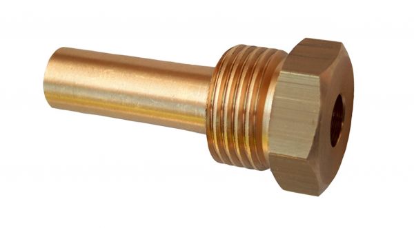 Tauchhülse 1/2" x 50mm für Wassertemperaturfühler